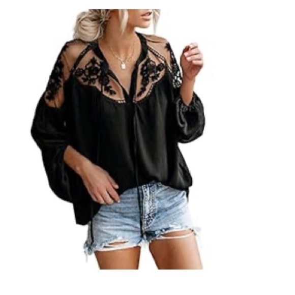 Med sheer long sleeve - Picture 1 of 4